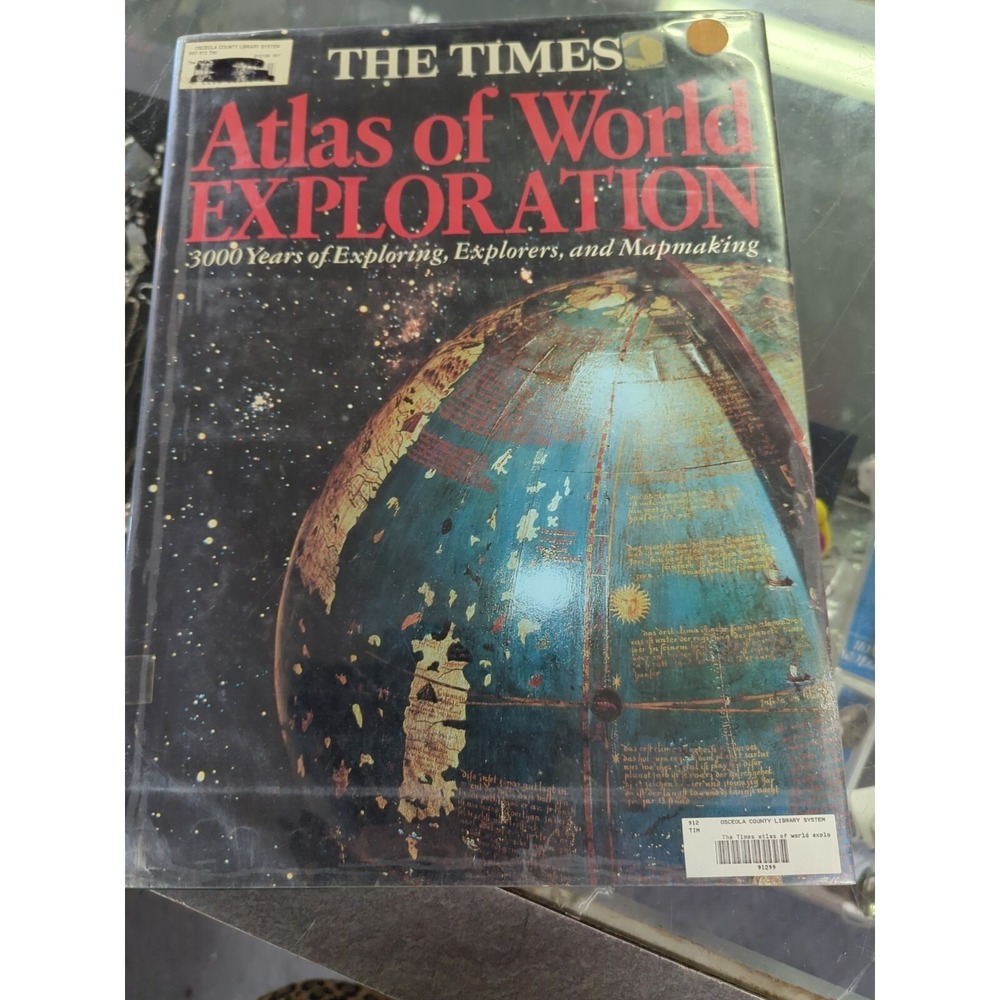 Atlas of World Exploration 3000 Years of Exploring mapmaking book The Times